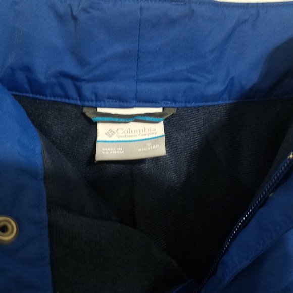 Columbia Mens Small Blue Winter Ski Snow Pants Snowboard Waterproof Insulated S